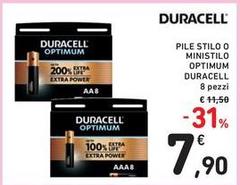 Duracell - Pile Stilo O Ministilo Optimum