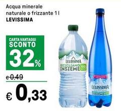 Levissima - Acqua Minerale Naturale O Frizzante