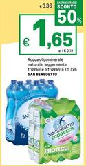 San Benedetto - Acqua Oligominerale Naturale, Leggermente Frizzante O Frizzante