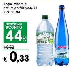 Levissima - Acqua Minerale Naturale O Frizzante