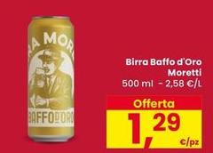 Moretti - Birra Baffo D'Oro