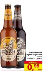 Kozel - Birra Premium Lager O Lager Dark