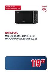 Whirlpool - Microonde Solo Microonde COOK20 Mwp 203 SB