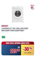 Indesit - Lavatrice CF 7kg 1200 A Inv Displ IMA762MYTIMEIIT