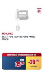 Moulinex - Sbattitore 450w Prep'line HM450