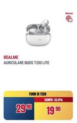 Realme - Auricolare Buds T200 Lite