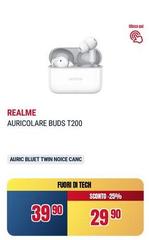 Realme - Auricolare Buds T200