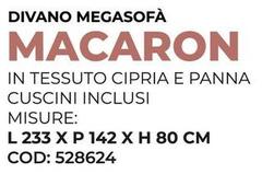 Macaron Divano Megasofá