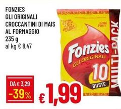 Fonzies - Gli Originali Croccantini Di Mais Al Formaggio
