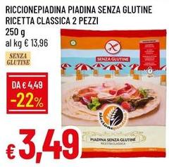 Riccione piadina - Piadina Senza Glutine Ricetta Classica