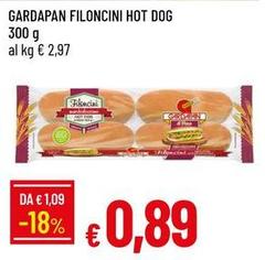 Gardapan -  Filoncini Hot Dog