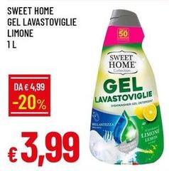 Sweet Home - Gel Lavastoviglie Limone