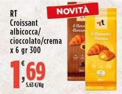RT - Croissant Albicocca/Cioccolato/Crema 
