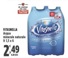 Vitasnella - Acqua Minerale Naturale 