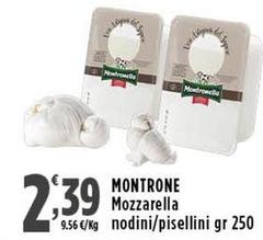 Montrone - Mozzarella Nodini/Pisellini 