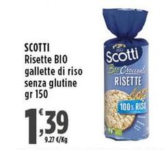 Scotti - Risette Bio Gallette Di Riso Senza Glutine 