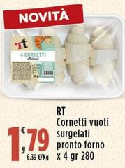 RT - Cornetti Vuoti Surgelati Pronto Forno