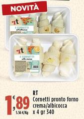 RT - Cornetti Pronto Forno Crema/Albicocca 