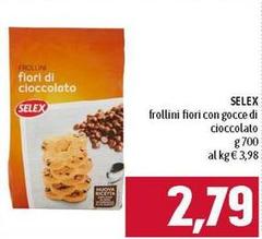 Selex - Frollini Fiori Con Gocce Di Cioccolato