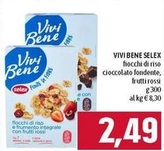 Selex - Vivi Bene Fiocchi Di Riso Cioccolato Fondente