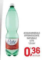 Lete - Acqua Minerale Effervescente Naturale