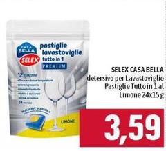 Selex - Detersivo Per Lavastoviglie Pastiglie Tutto In 1 Al Limone