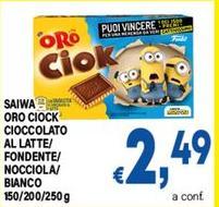 Saiwa - Oro Cioccolato Al Latte/Fondente/Nocciola/Bianco