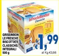 Grissin bon - Le Fresche Biscottate Classiche/ Integrali