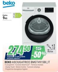 Beko - Asciugatrice BMGT491SBLIT