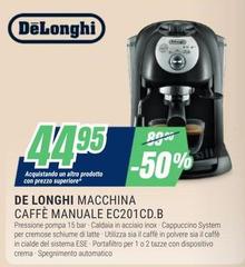 De Longhi - Macchina Caffè Manuale EC201CD.B