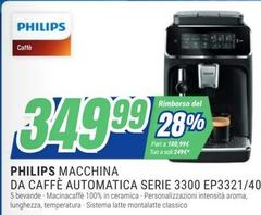 Philips - Macchina Da Caffè Automatica Serie 3300 EP3321/40