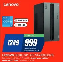 Lenovo - Desktop Loq 90x000ggyd