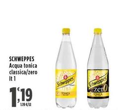 Schweppes - Acqua Tonica Classica/Zero