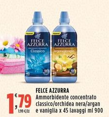 Felce Azzurra - Ammorbidente Concentrato Classico/Orchidea Nera/Argan E Vaniglia