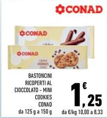 Conad - Bastoncini Ricoperti Al Cioccolato - Mini Cookies