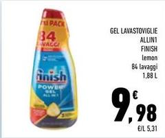 Finish - Gel Lavastoviglie Allin 1