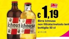 Ichnusa - Birra Non Filtrata/Metodo Lent Bottiglia
