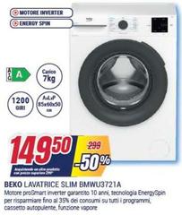 Beko - Lavatrice Slim Bmwu3721a