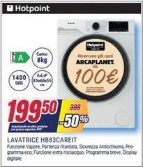 Hotpoint - Lavatrice HB83CAREIT