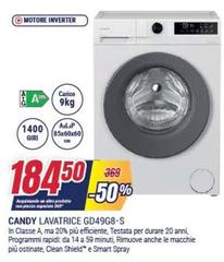 Candy -  Lavatrice GD49G8-S