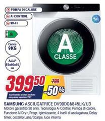Samsung - Asciugatrice DV90DG6845LK/U3