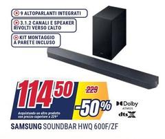 Samsung - Soundbar HWQ 600F/ZF