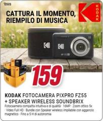 Kodak - Fotocamera Pixpro FZ55 + Speaker Wireless Soundbrix