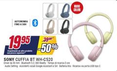 Sony - Cuffia Bt Wh-c520