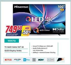 Hisense - Tv Qled 100