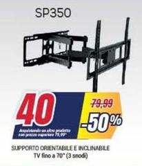 Supporto Orientabile E Inclinabile Tv Fino