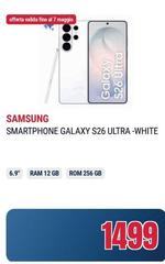 Samsung - Smartphone Galaxy S26 Ultra - White