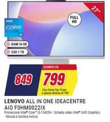 Lenovo - All In One Ideacentre Aio Fohn0022ix