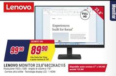 Lenovo - Monitor 23.8