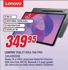 Lenovo - Tablet Idea Tab Pro ZAE40020SE